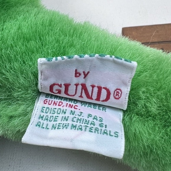 Vintage Lyle Lyle Green Crocodile Plush Hand Puppet 1991 Gund Bernard Waber - Picture 6 of 6